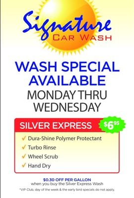 Signature Car Wash — Boca Basketball sponsor